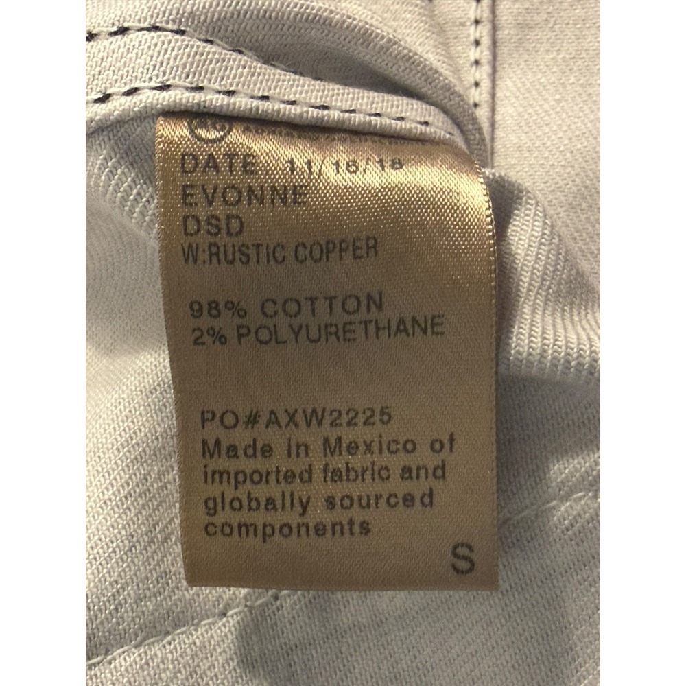 AG Adriano Goldschmied Evonne DSD Glen Plaid Button Front Jacket Black White S - Picture 8 of 8